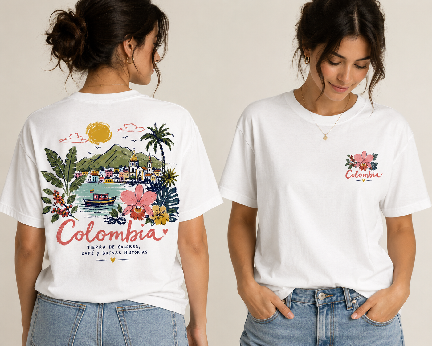 Camiseta Tierra de colores