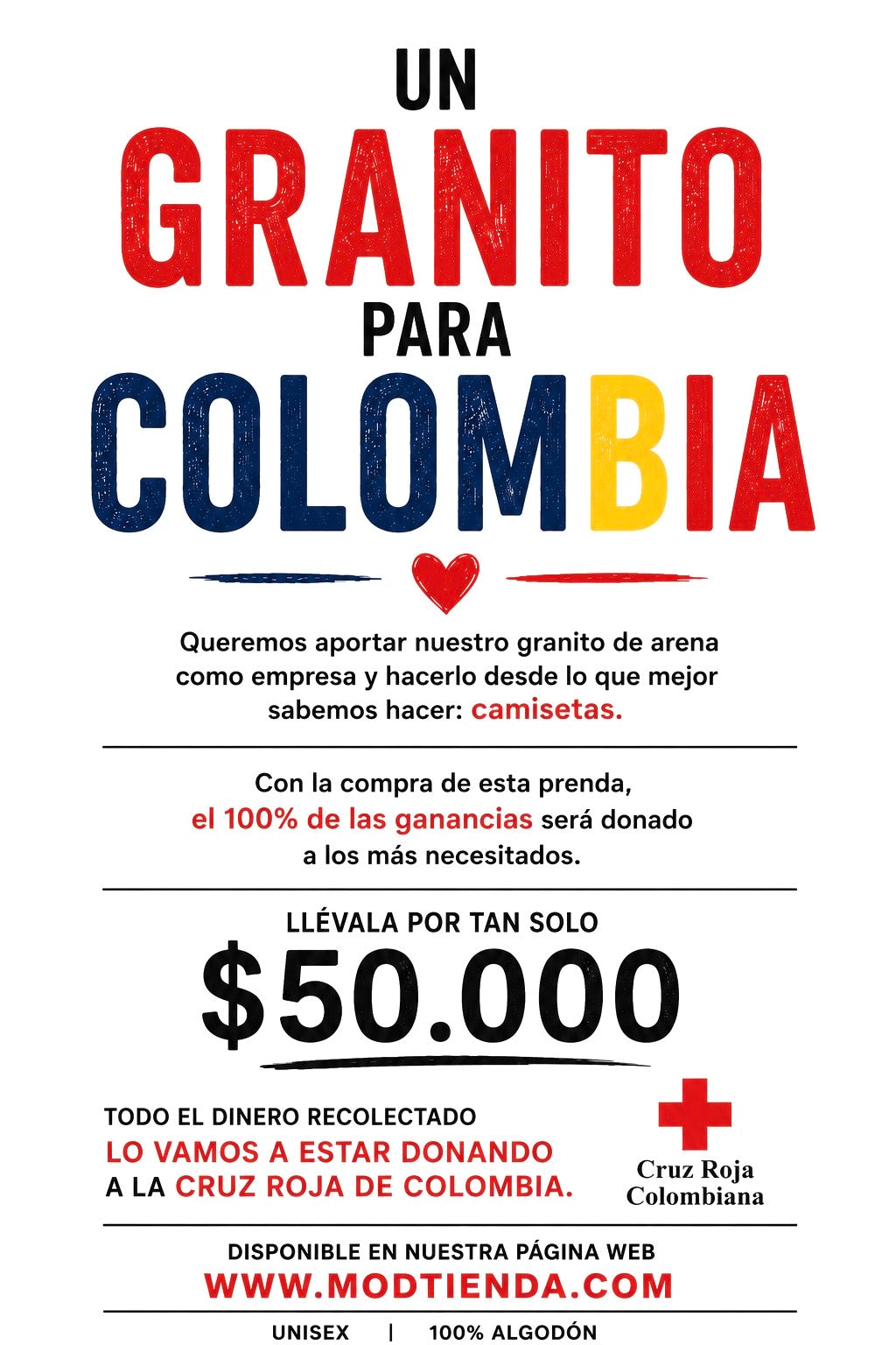 Un granito por Colombia 🇨🇴