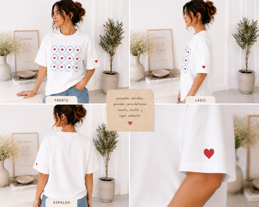 Camiseta Corazones ♥️