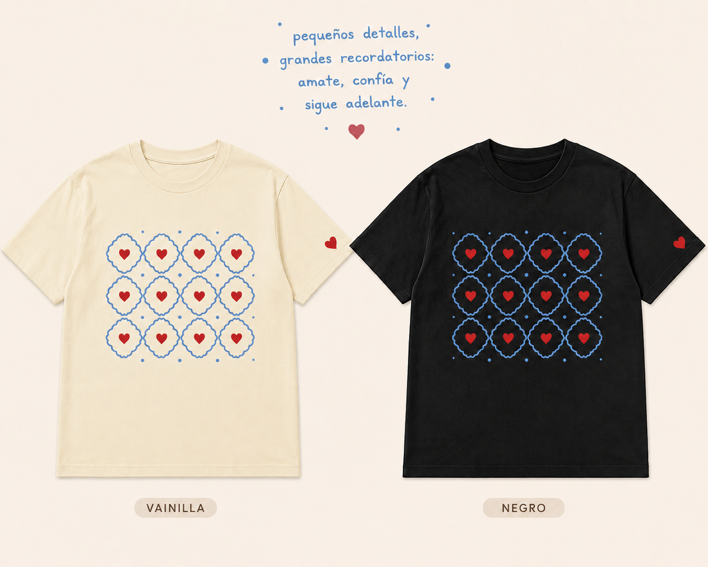 Camiseta Corazones ♥️