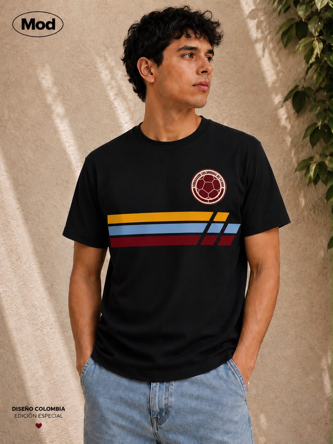 Camiseta Colombia Caballeros