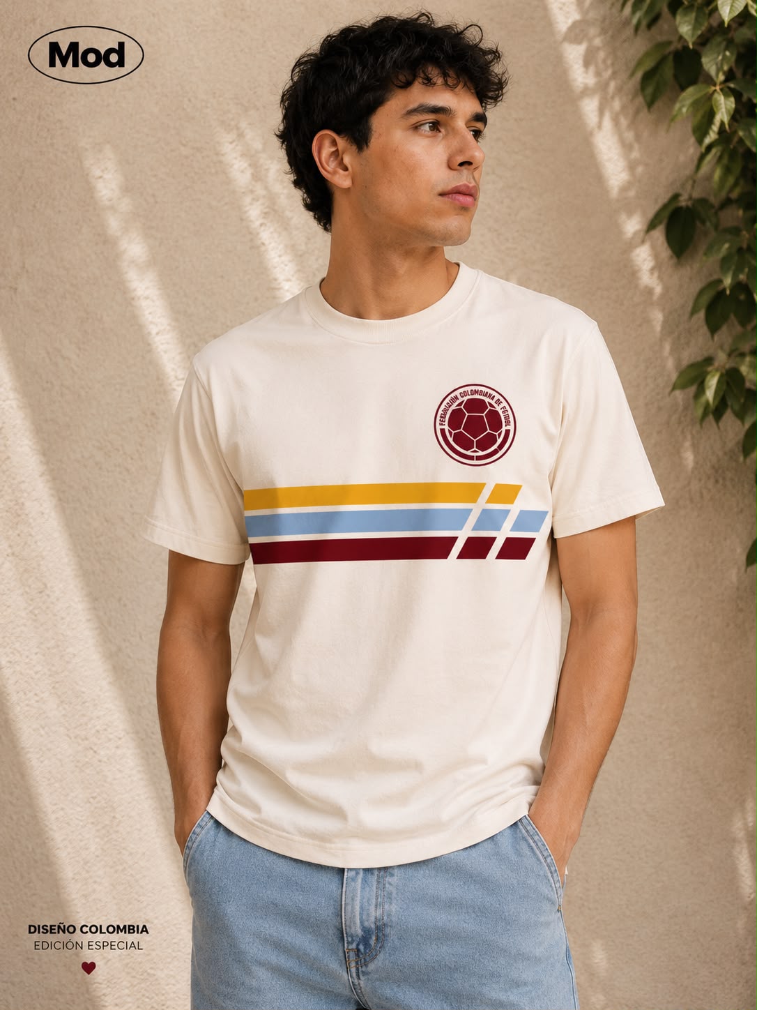 Camiseta Colombia Caballeros